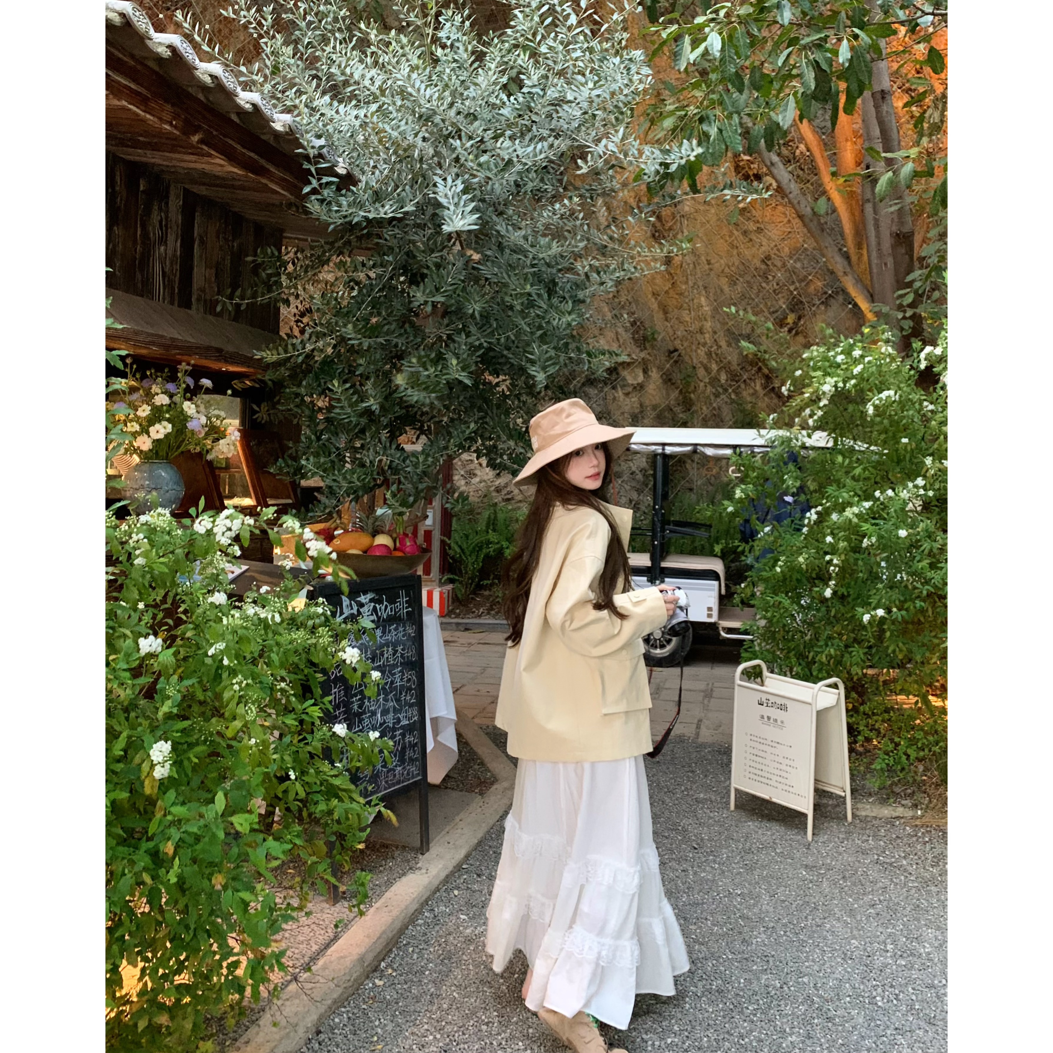 BBen减龄工装风衣外套女2025春秋新款设计感超好看小个子休闲上衣