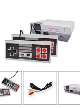 TEMU TK SHEIN热门NES620家用电视游戏机双人对打怀旧复古红白机