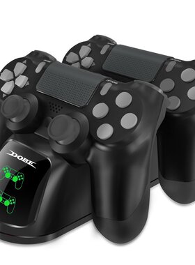PS4游戏手柄座充 SLIM双充 PRO充电器带显示器充电指示灯 TP4-889