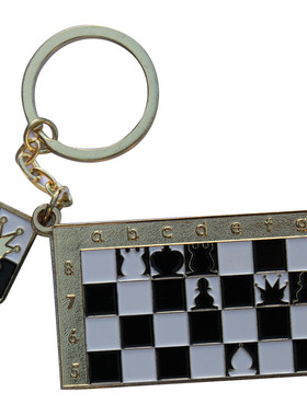 1chess国际象棋创意周边钥匙环奖品钥匙链礼物钥匙扣比赛纪念品