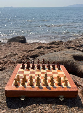 实木国际象棋1chess旅行户外便携