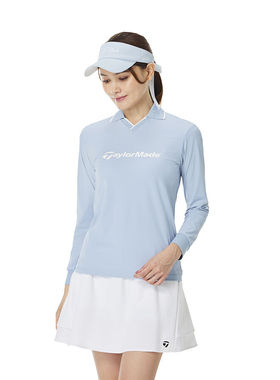 日本TaylorMade泰勒梅高尔夫女装26春夏速干长袖POLO衫T恤女TL788