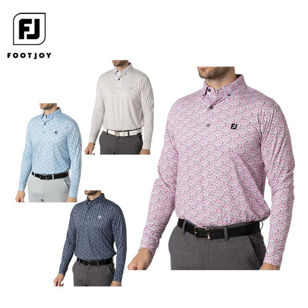 FootJoy高尔夫长袖POLO衫T恤速干