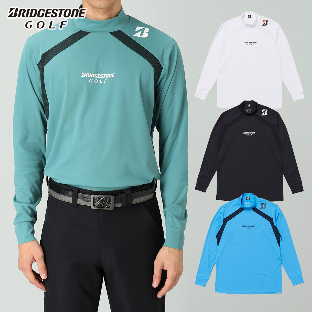 BRIDGESTONE高尔夫长袖T恤速干