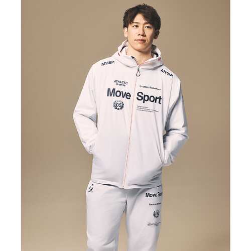 movesport防风防泼水中棉夹克男
