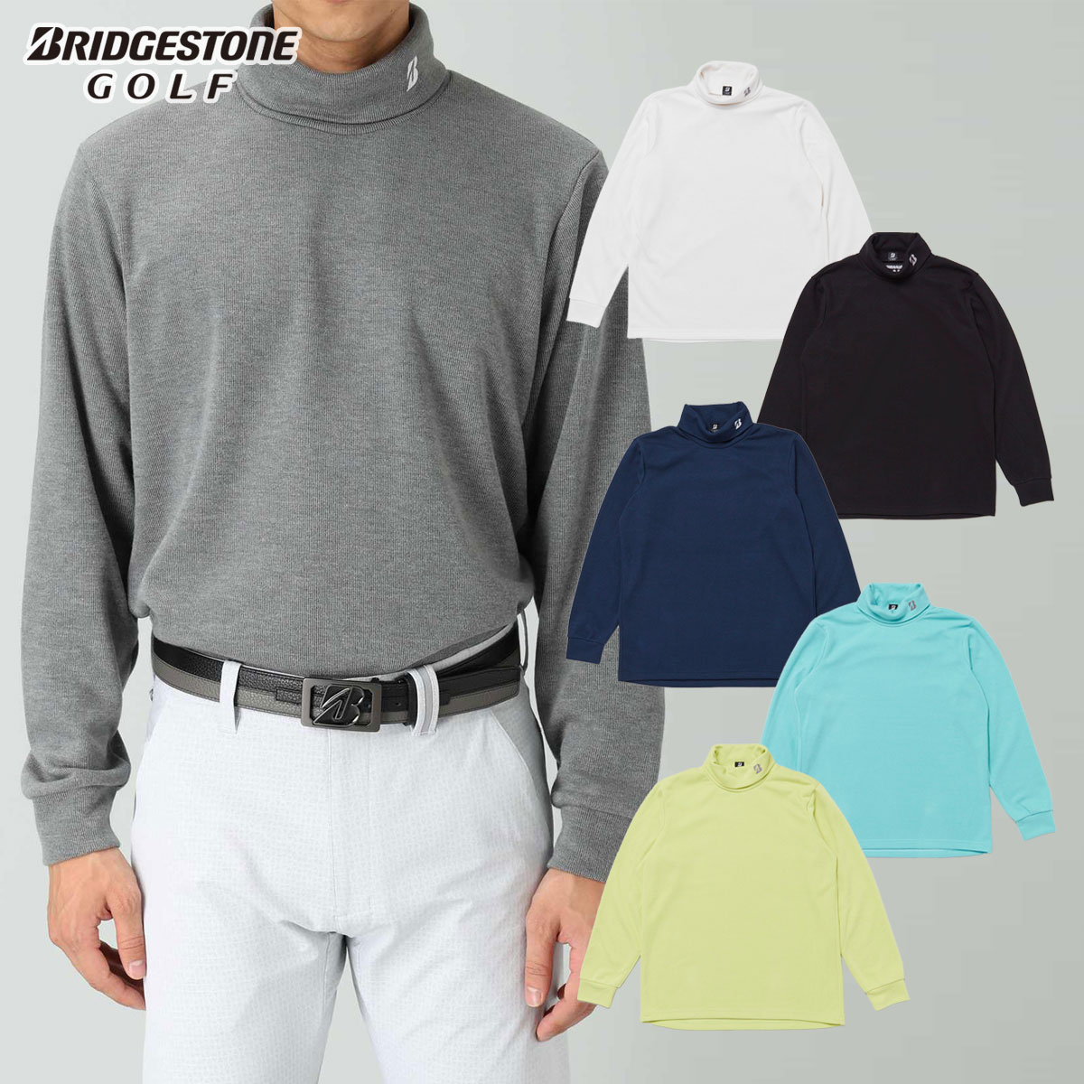 BRIDGESTONE高尔夫高领针织衫