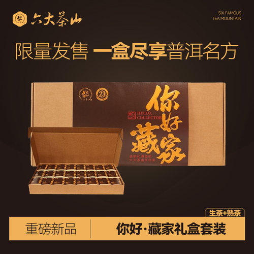 你好藏家见面礼(2025)/普洱茶576g生熟高端品鉴礼盒年份老茶收藏