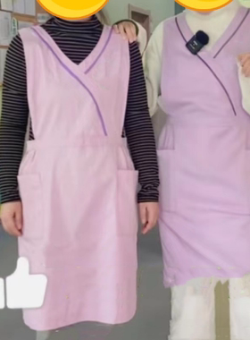 Apron story托育教育围裙美术培训围腰兜幼儿园老师工作服可印字