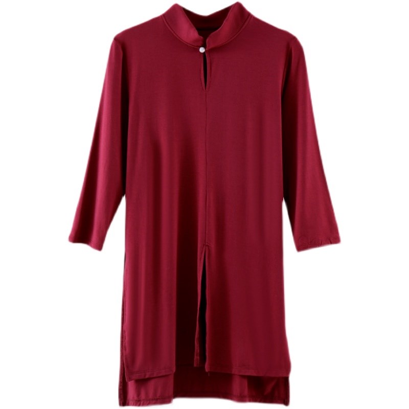 新选舞蹈服上衣女古典舞旗袍x广场民族现代舞练功服成人艺考身韵