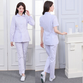 护士裤 医生服护士服V工作裤 白色夏款 医生裤 男女医 松紧腰大码 新品