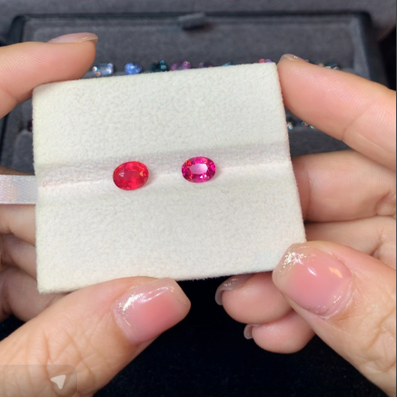 云熙钻钻 1.28ct1.11ct天然马亨盖尖晶石裸石可定制款式