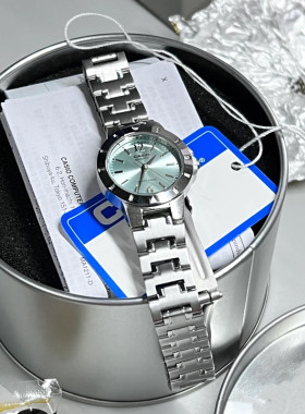 卡西欧女表小绿表时尚防水