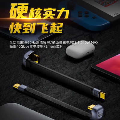 佰思沃13厘米240WType-C数据线