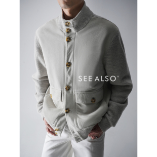 羊反绒100%羊毛真皮外套老钱风极简保暖外套 年度盛宴 SEE ALSO