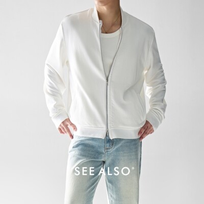 极简老钱新贵开衫卫衣男士外套