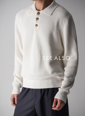 SEE ALSO『时装周秀场大上新』超精纺精梳棉老钱长袖打底POLO毛衣