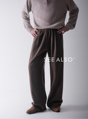 SEE ALSO『秋冬重磅回馈』超精纺绵羊毛新贵老钱松紧腰保暖卫裤