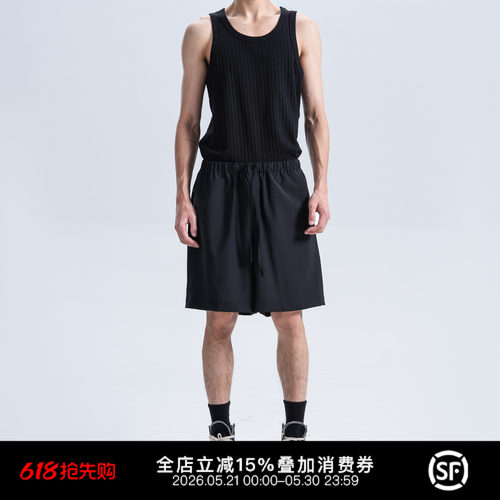 70织丝光羊毛澳毛春夏款直筒短裤