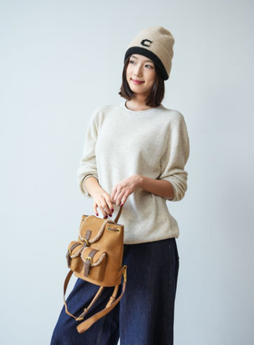 『重磅回馈』棉麻混纺老钱风新款长袖针织衫 SA188