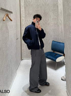 SEE ALSO 25ss 静奢少感丨Old Money海军蓝新贵廓形极简夹克外套