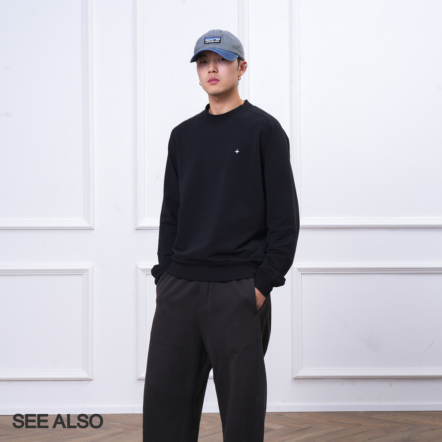 SEE ALSO『星标系列！』北极星莫代尔Modal定制面料圆领卫衣SA062