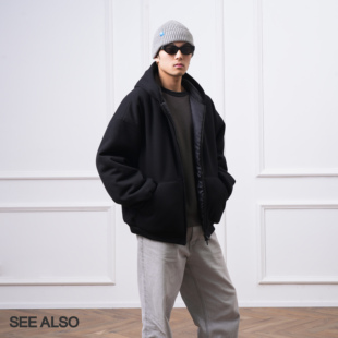 3M新雪丽羊毛连帽外套boxy 巴味棉服 SEE ALSO
