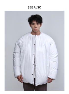 SEE ALSO 面包羽绒服加厚保暖情侣百搭无领双面穿LD3607