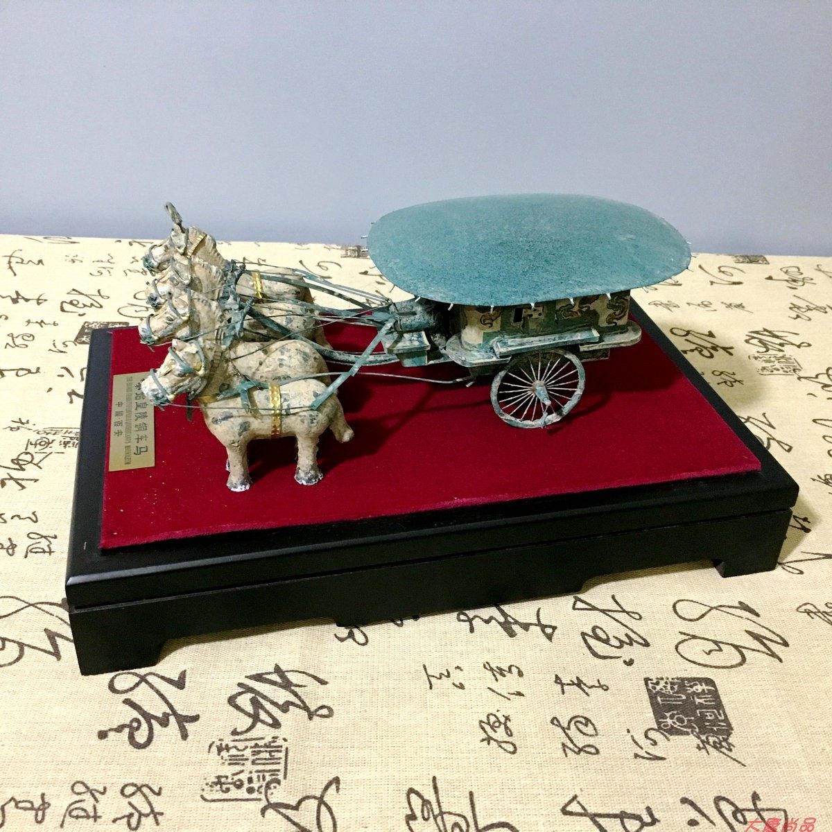 秦始皇铜车马文创礼盒装兵马俑仿古摆件青铜工艺品西安特色礼品