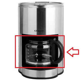 适配卓朗zoomland CM-982 3咖啡机玻璃杯壶配件滤网