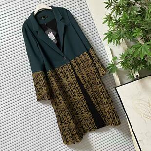 0828-56台湾设计款品牌单轻奢高级感时尚风衣外套宽松中长款大衣