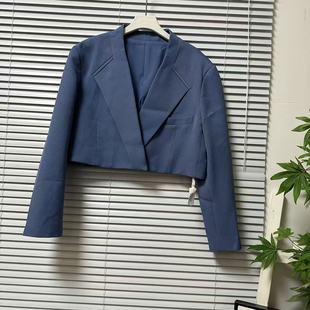 外套女翻领百搭修身 西装 短外套 7深圳高货含羊毛轻熟风短款 1203