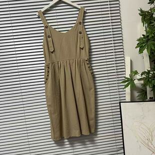 0325 收腰日常穿优雅连衣裙设计感休闲背心 20法国单吊带百搭款