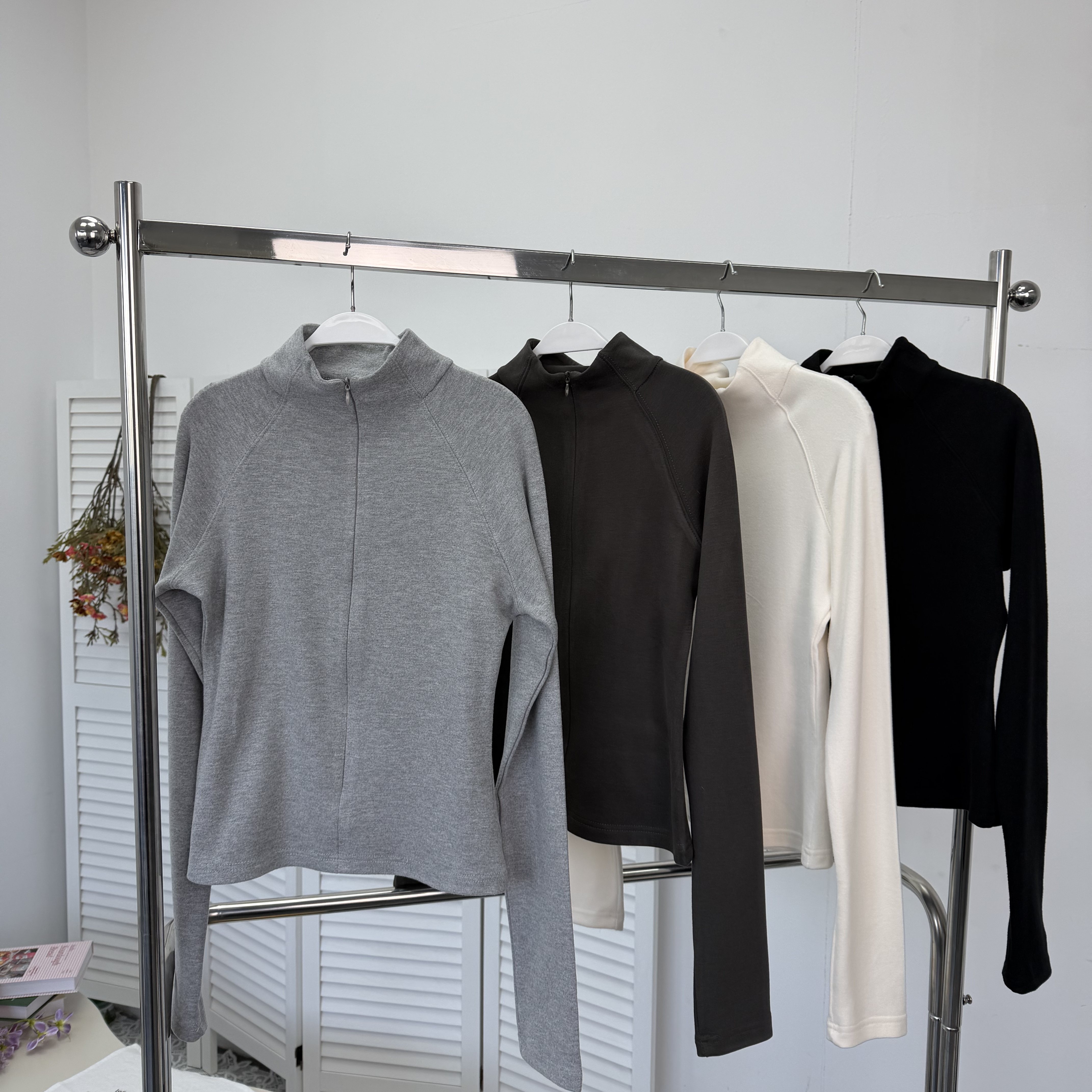 MONA 抑菌工艺 极简修身显瘦内搭外穿上衣 打底衫女小个子 新款