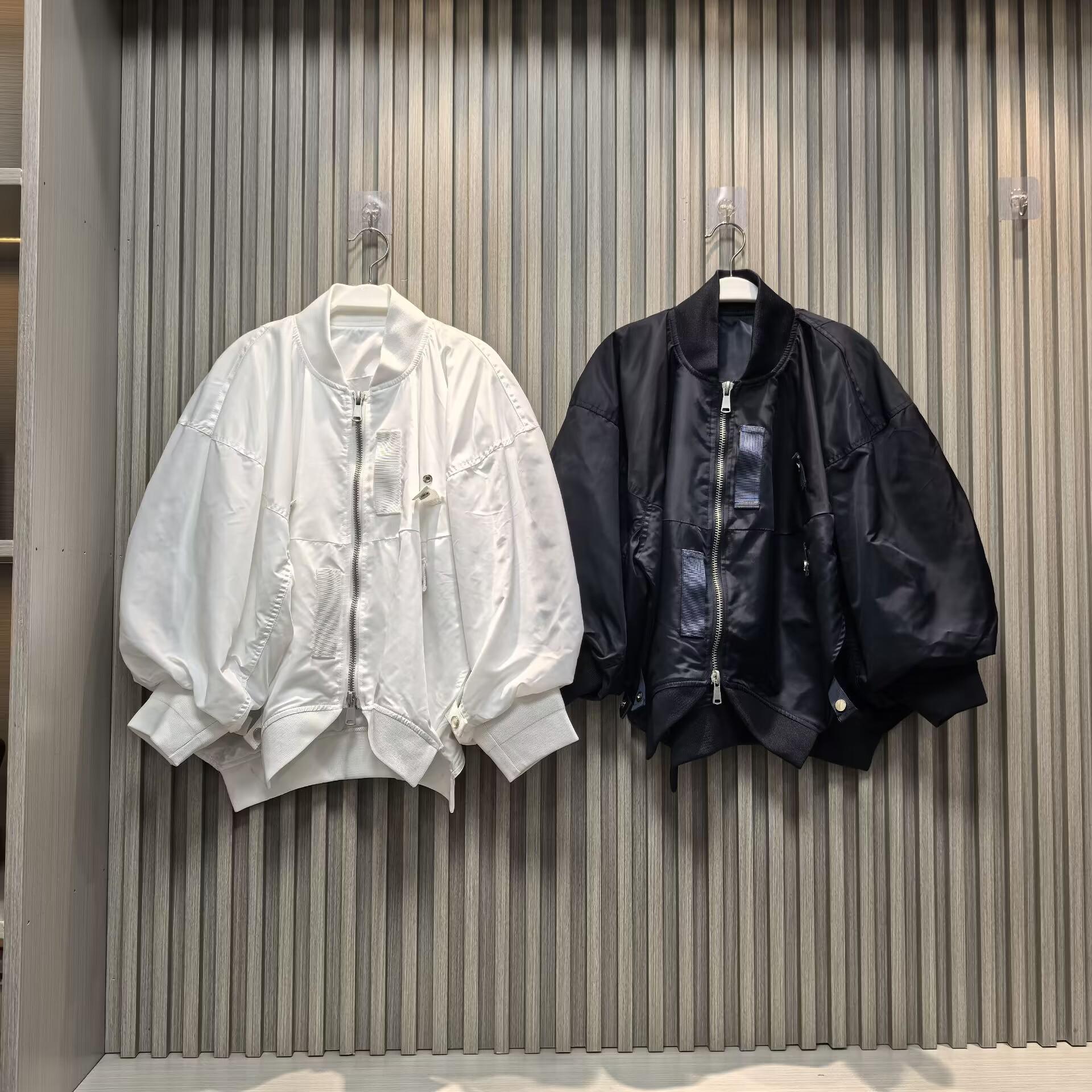 MONA 时尚宽松设计感小众高级感 白色外套高腰裤裙套装 2024新款