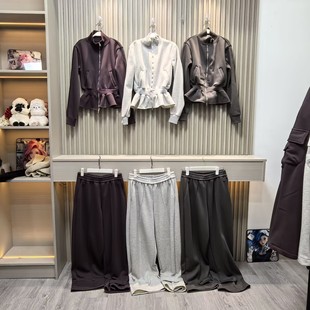 MONA 设计感小众独特 重磅卫衣套装中腰裤子半裙女小个子秋冬新款