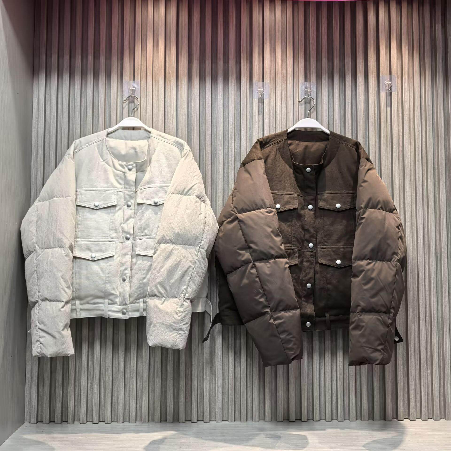 MONA90白鸭绒复古简约羽绒服