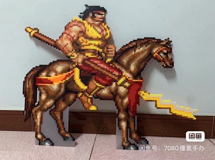 合金弹头拳皇街霸街机仙剑星之卡比幽游白书FC拼装积木益智玩具