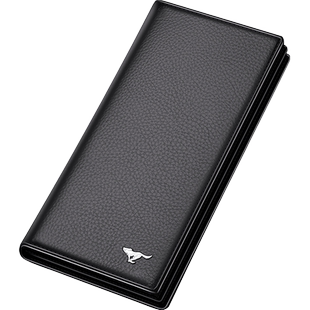 七匹狼男款钱包男士长款土真皮包名牌直款长夹软皮夹2025新款钱夹