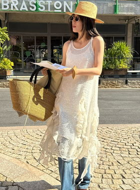 MADEIN OST-式浪漫轻礼服亮片重工层叠可脱卸内衬吊带连衣裙91072