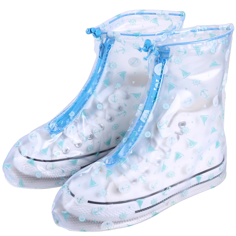 利雨 儿童防雨鞋套 小学生防雪耐磨加厚下雨天冬季户外防水鞋套