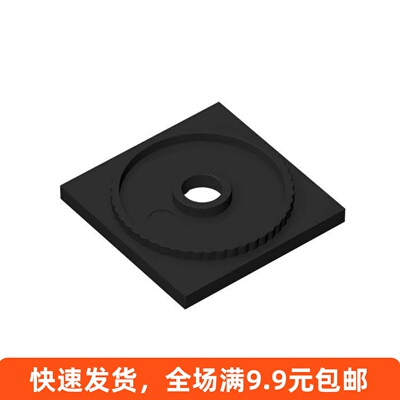 小颗粒积木配件4x4铰链转盘61485
