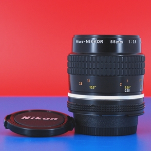 NIKON尼康AIS 55mm 2.8手动微距镜头全幅锐利可转微单 F2.8