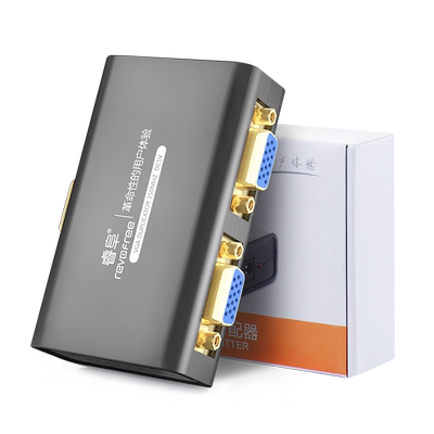 VGA一分二连接双屏幕同步显示