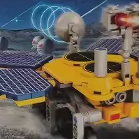 乐玩创客80021航天探索队2款玉兔祝融月球车启赋益智拼插积木玩具