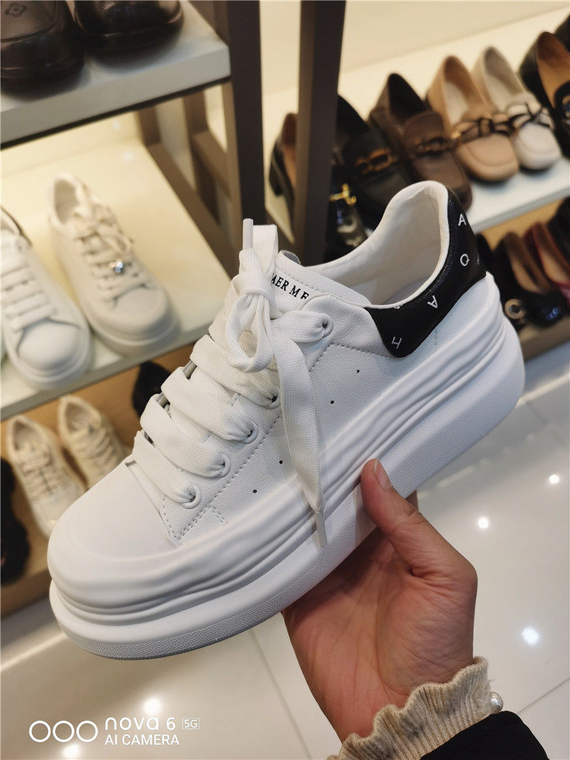 日泰正品女鞋2022春秋透气昆牌潮鞋厚底小白鞋0962h02095