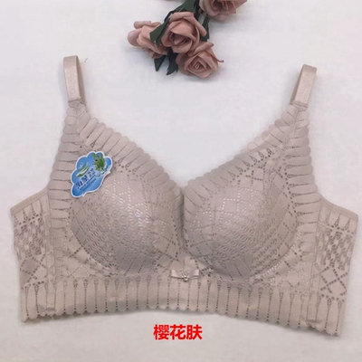 玉姿植物花卉一族文胸女7018 B杯中厚款无钢圈20年春夏新款内衣罩