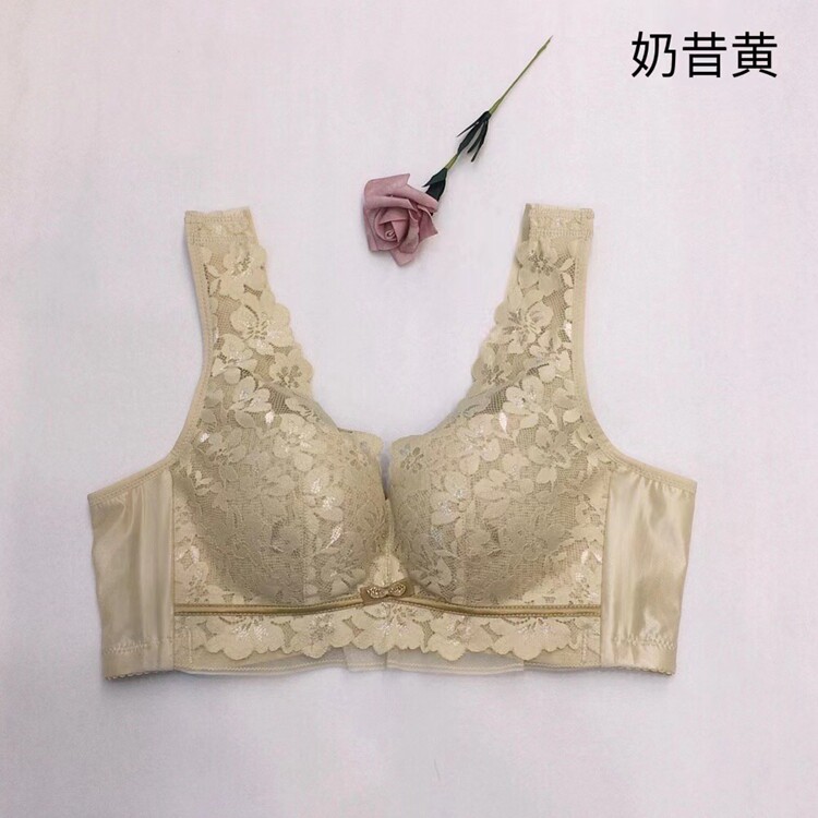 玉姿一族文胸女正品胸罩7761 b杯薄款聚拢无钢圈海藻纤维新款内衣