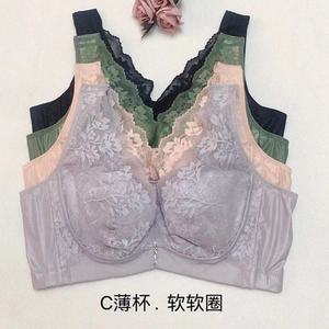 玉姿一族女文胸促销聚拢7828 C杯大码薄款软钢圈调整型23新款内衣