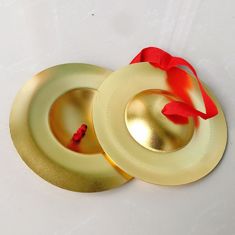 奥尔夫乐器12厘米铜镲三句半道具铜锣铜嚓演出表演道具小钹