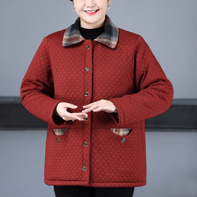 特加肥加大码保暖外套胖妈妈棉袄中老年人女装奶奶冬装棉衣300斤
